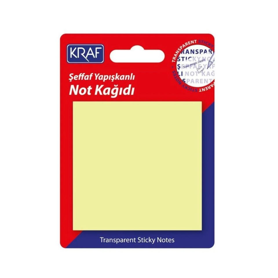 Kraf Yapışkanlı Not Kağıdı 76*76 50 Yaprak Karışık Renkler