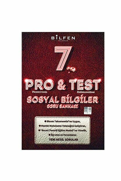 Bilfen Yayınları 7. Sınıf Pro & Test Sosyal Bilgiler Soru Bankası