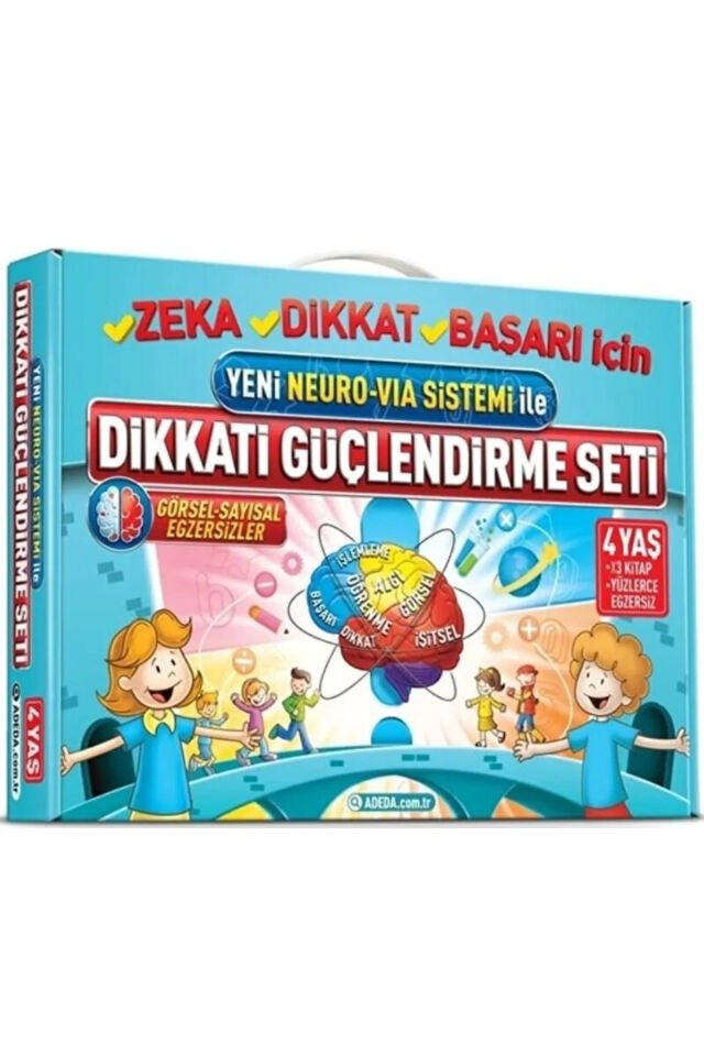 Adeda Osman Abalı 4 Yaş Dikkat Güçlendirme Seti Neuro Via Sistemi
