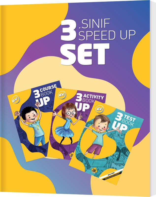 Speed Up 3 Sınıf Activitiy Book + Course Book + Test Book 3 lü Set