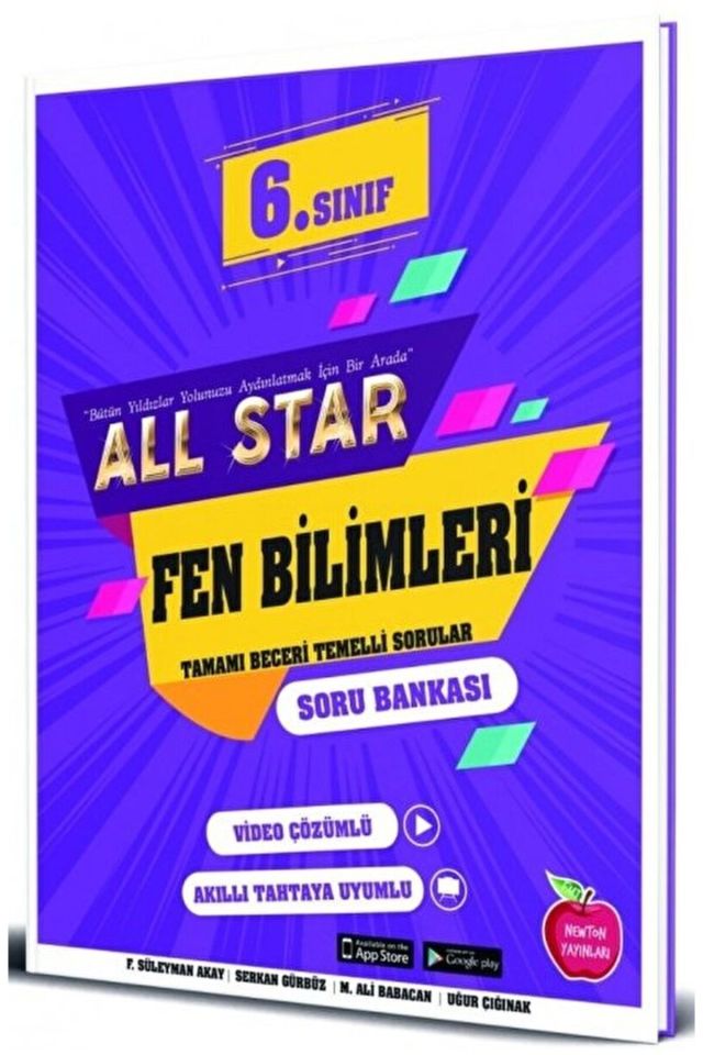 6. Sınıf Fen Bilimleri All Star Soru Bankası / Kolektif / Newton Yayınları / 9786057727411