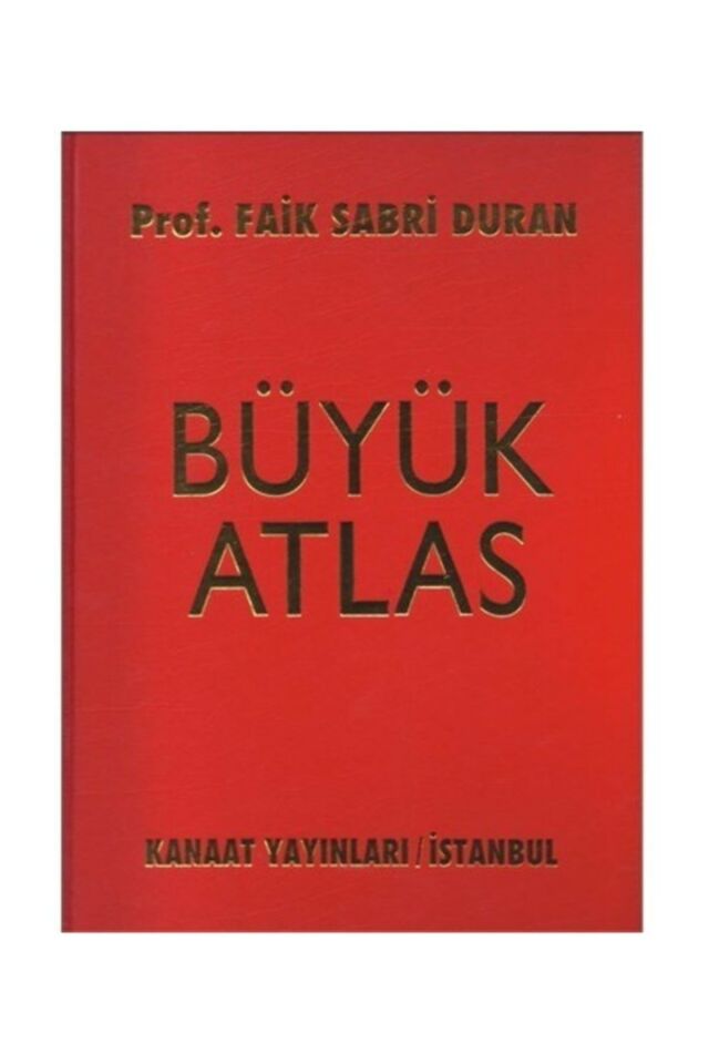 Büyük Atlas - Prof. Faik Sabri Duman - Faik Sabri Duran