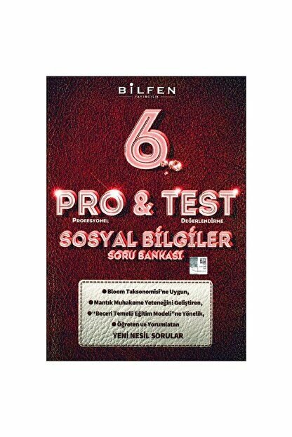 Bilfen Yayınları 6. Sınıf Pro - Test Sosyal Bilgiler Soru Bankası