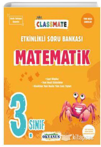 Okyanus 3 Sınıf Classmate Matematik Etkinlikli Soru Bankası