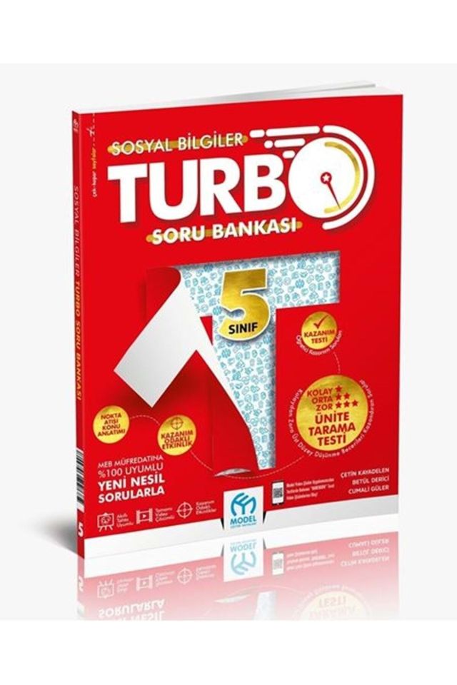 Model 5. Sınıf Sosyal Bilgiler turbo Soru Bankası 9786258358407