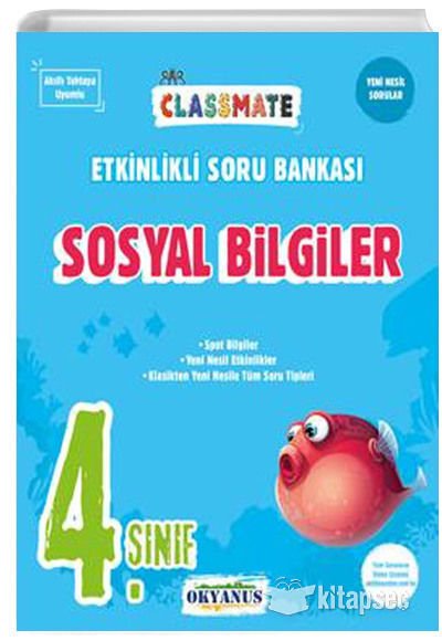 Okyanus 4 Sınıf Sosyal Bilgiler Etkinlikli Soru Bankası