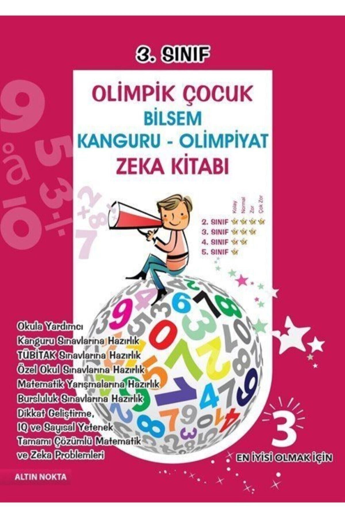 3. Sınıf Olimpik Çocuk Bilsem  - Kanguru - Olimpiyat Zeka Kitabı Tamamı Çözümlü