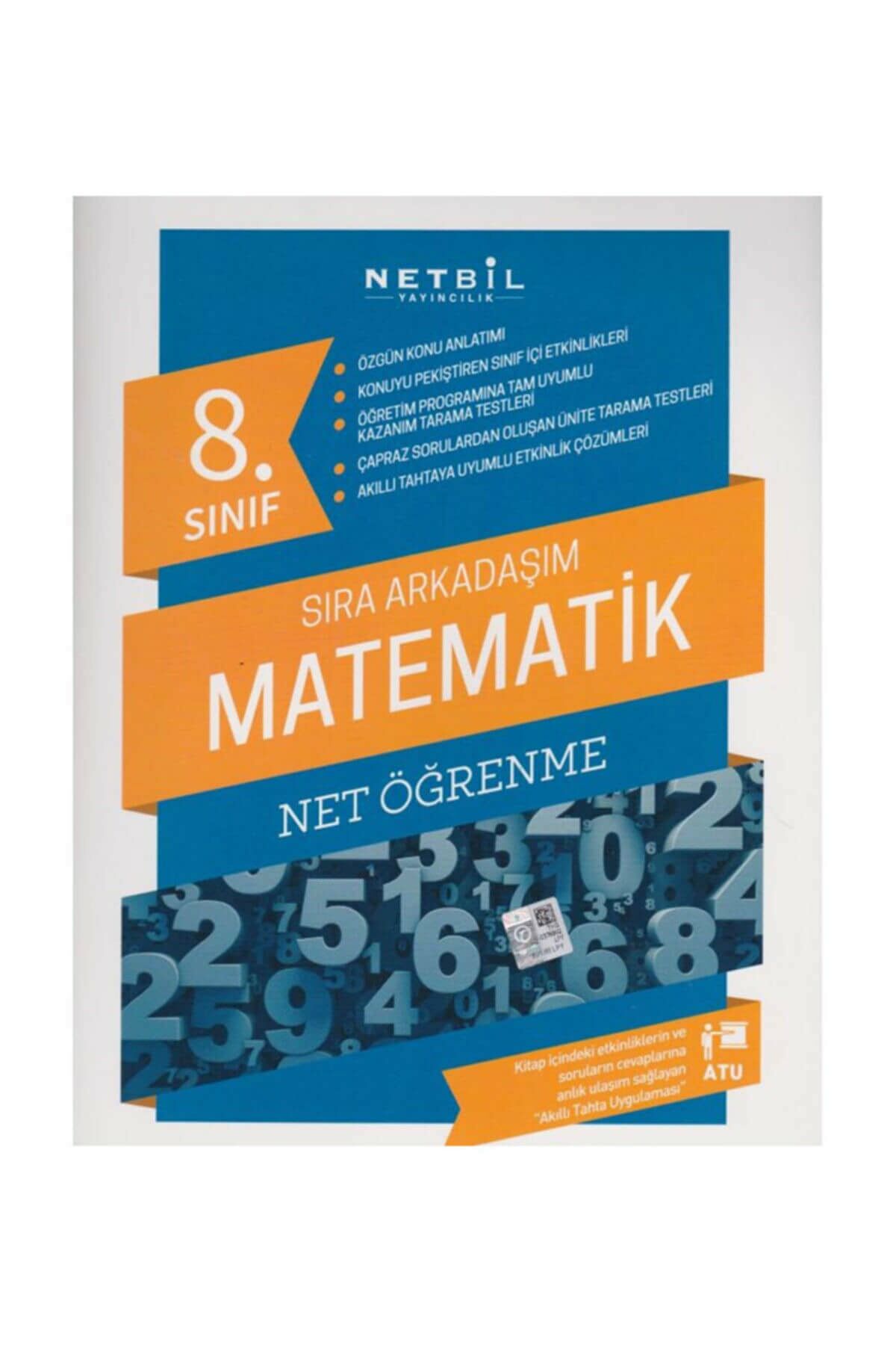 8 Sınıf Matematik Sıra Arkadaşım Net Öğrenme Netbil Yayınları  /