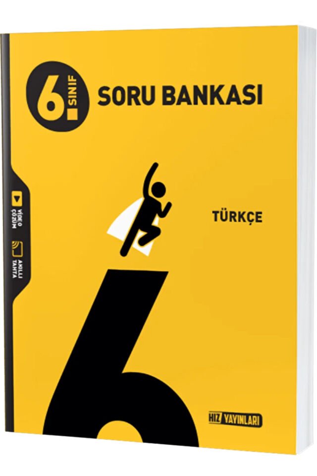 6. Sınıf Türkçe Soru Bankası / Kolektif / Hız Yayınları / 9786258394344