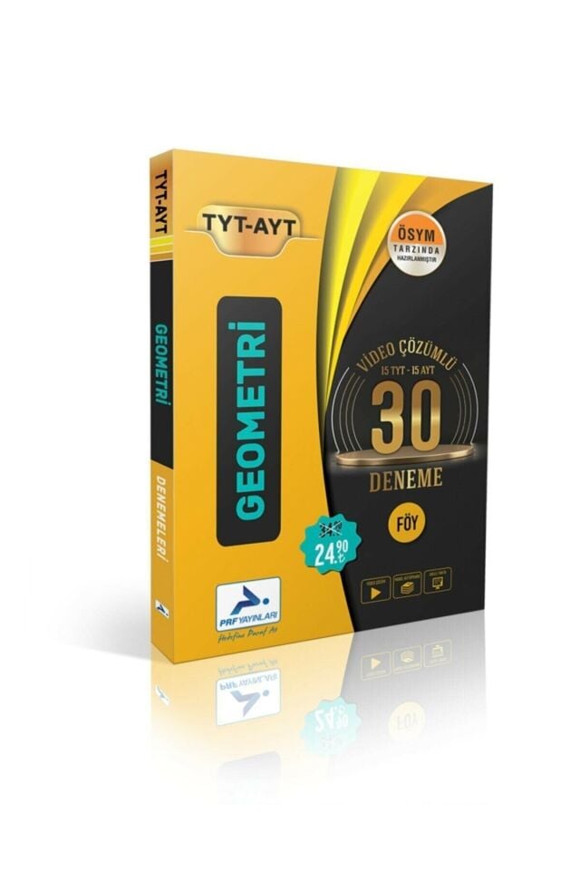 Tyt Ayt Geometri Video Çözümlü 30 Deneme 2021-2022