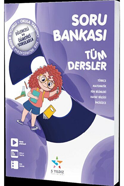 3. Sınıf Tüm Dersler Soru Bankası / Özge Ülkü / 5 Yıldız Yayınları / 9786257839594