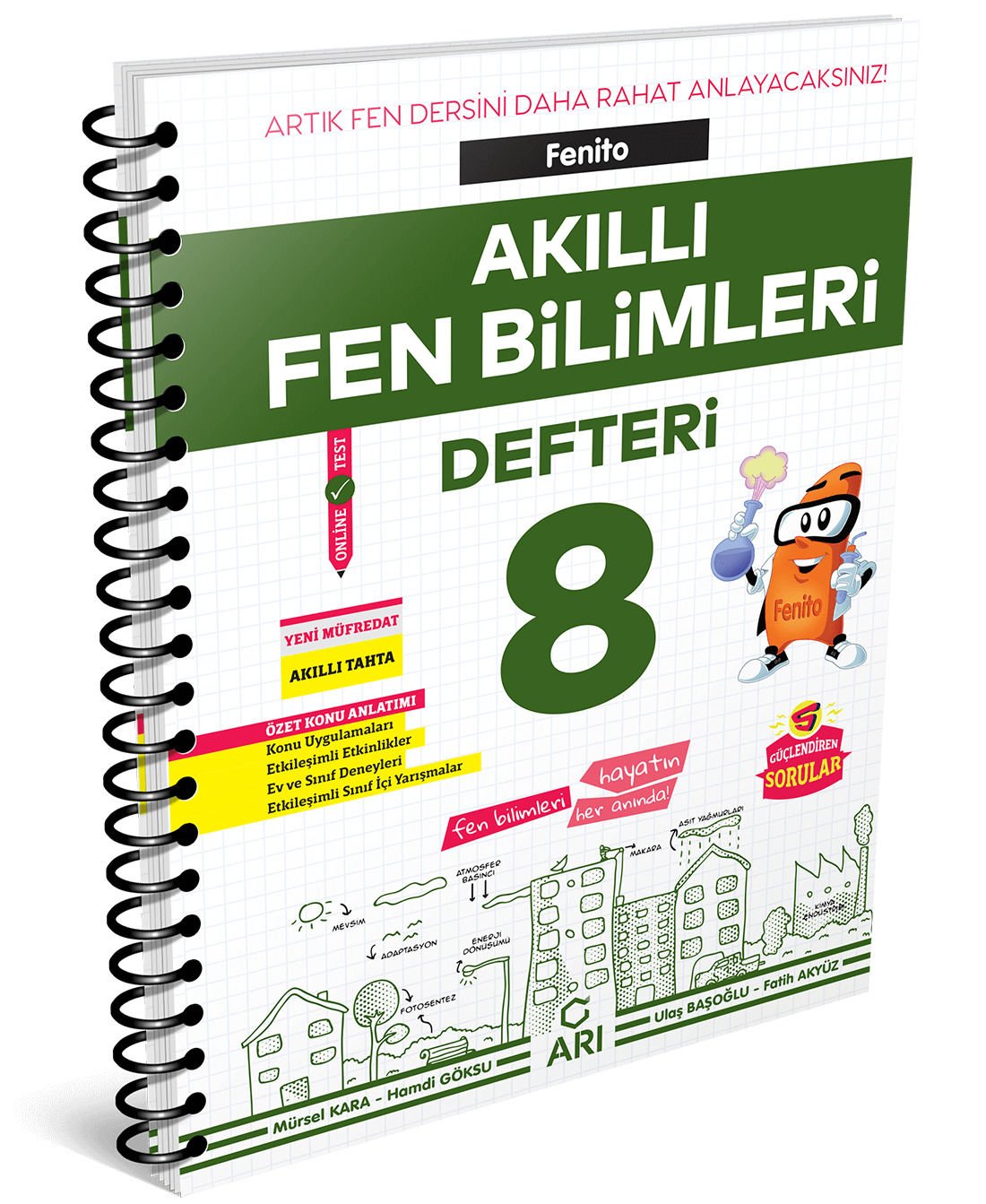 Arı 8 Sınıf Akıllı Fen Bilimleri Defteri