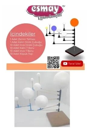 Esmay Gezegen Sistemi Tahtalı Set