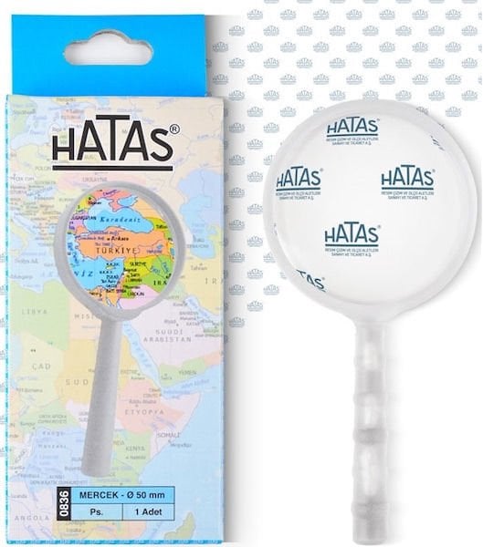 Hatas Büyüteç Plastik 50 mm 0837 HTS.0836