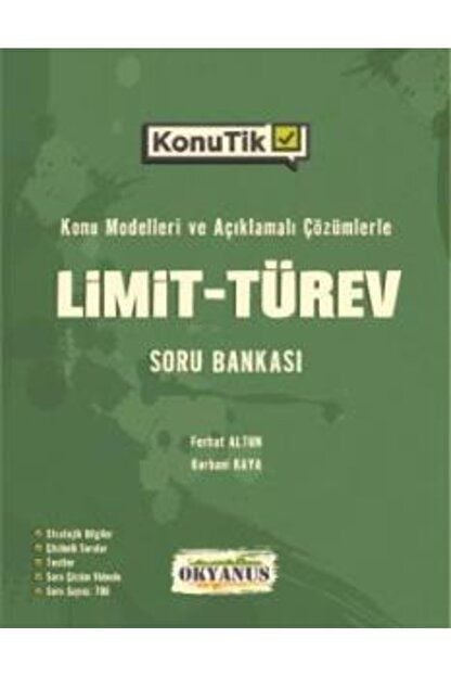 Ayt Konutik Limit-türev Soru Bankası