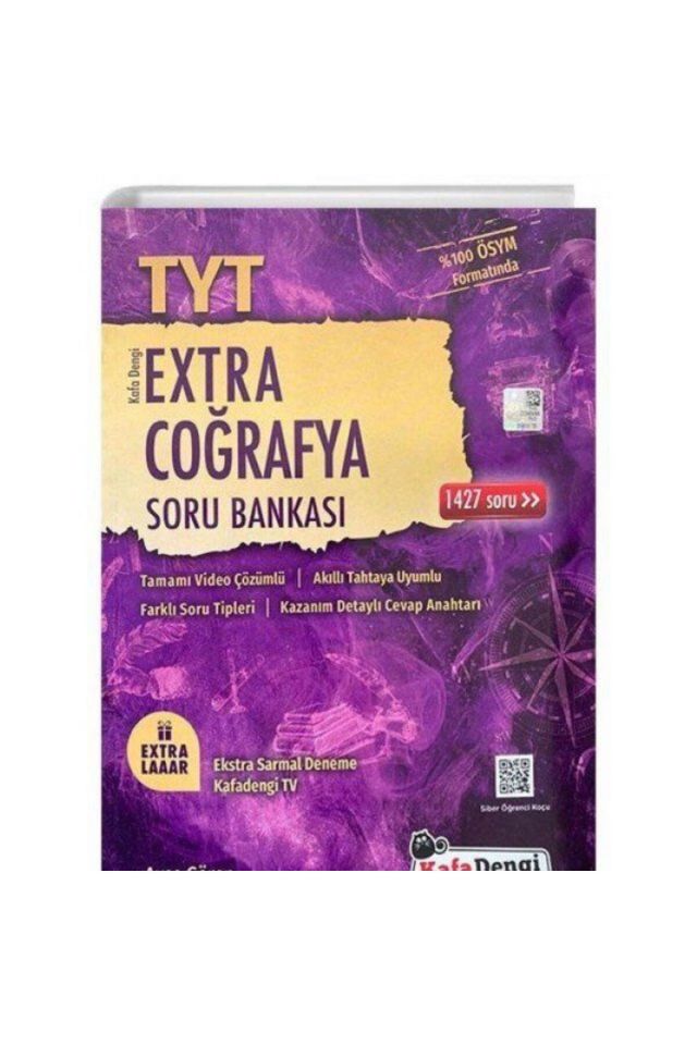 Kafadengi Yayınları Tyt Coğrafya Extra Soru Bankası