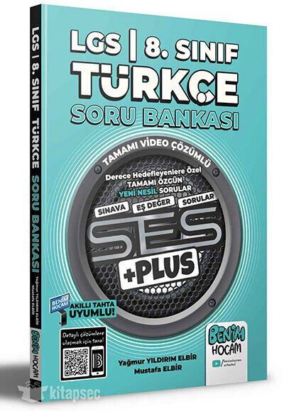 Benim Hocam LGS 8 Sınıf Türkçe Ses Plus Soru Bankası