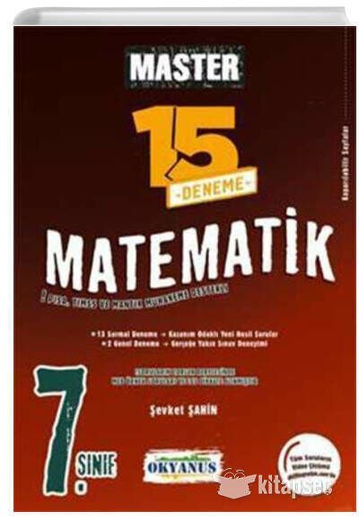 Okyanus 7 Sınıf Master 15 Matematik Denemesi