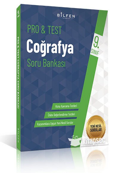 Bilfen 9 Sınıf ProTest Coğrafya Soru Bankası