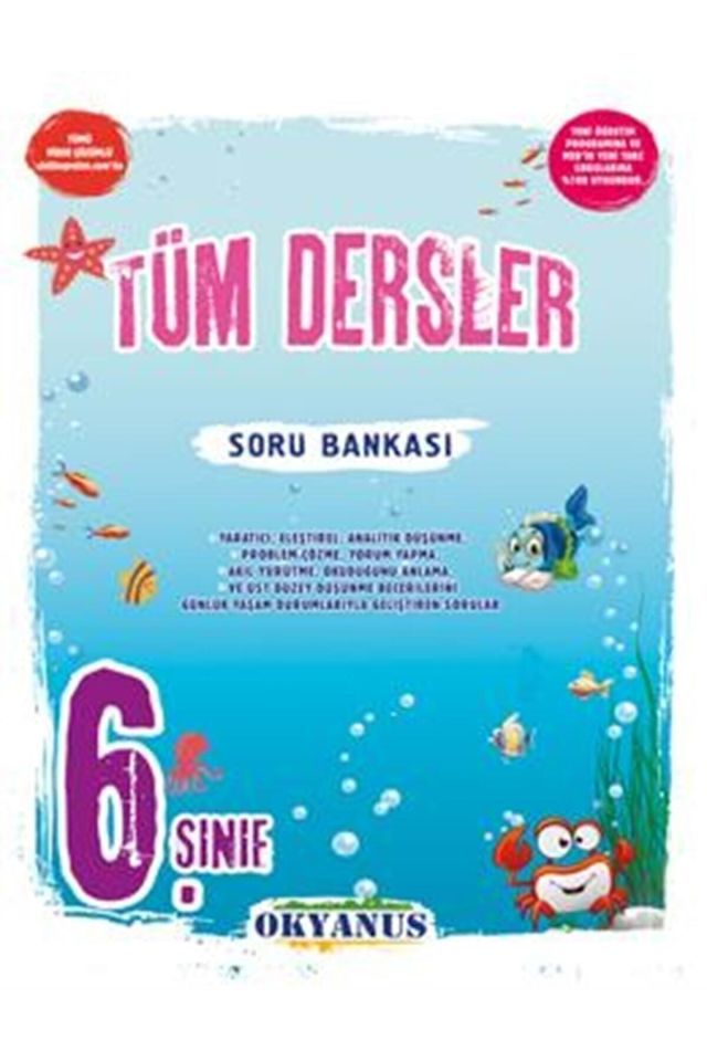 6. Sınıf Tüm Dersler Soru Bankası