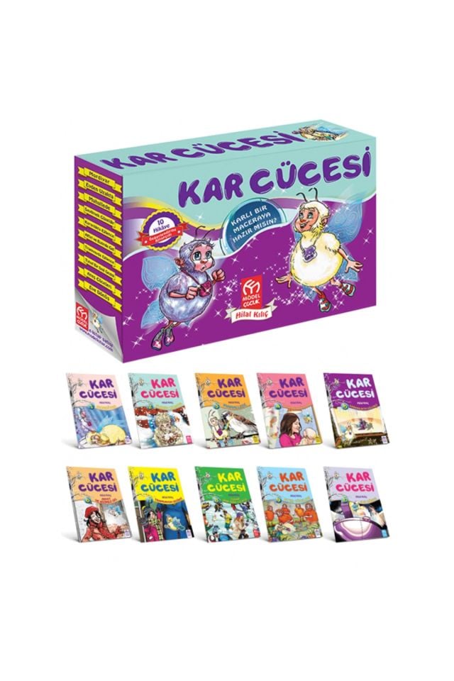 Çocuk Kar Cücesi 10'lu Hikaye Seti. 3.Sınıf ve 4.Sınıf