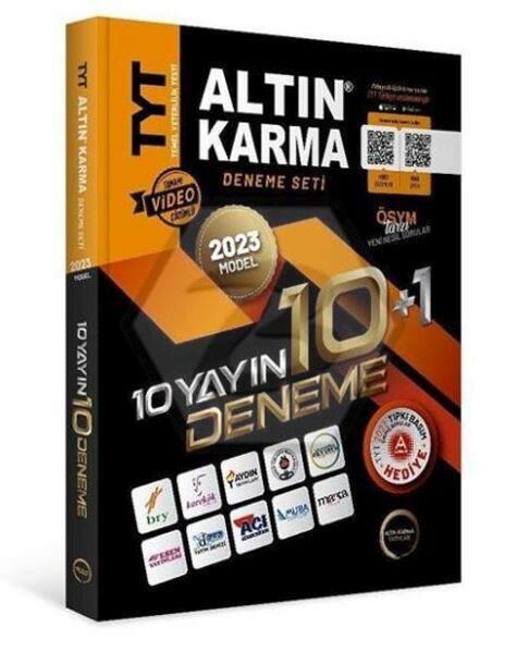 Altın Karma TYT 10 Farklı Yayın 10 Farklı Deneme + Son 1 Yıl Çıkmış Sorular Hediye 2023
