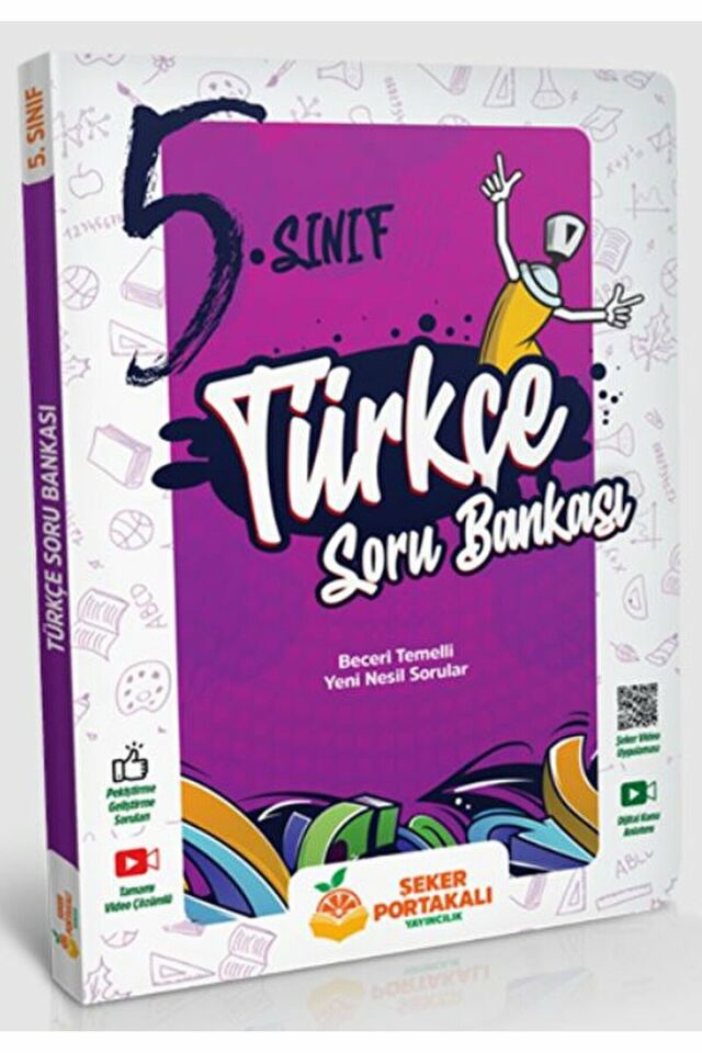 5. Sınıf Türkçe Soru Bankası / Kolektif / Şeker Portakalı Yayıncılık / 9786057438928