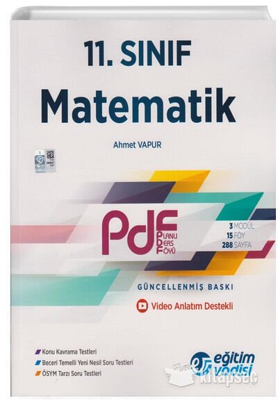 Eğitim Vadisi 11 Sınıf Matematik Planlı Ders Föyü PDF 2023