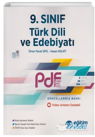 Eğitim Vadisi 9 Sınıf Türk Dili ve Edebiyatı Planlı Ders Föyü PDF 2023