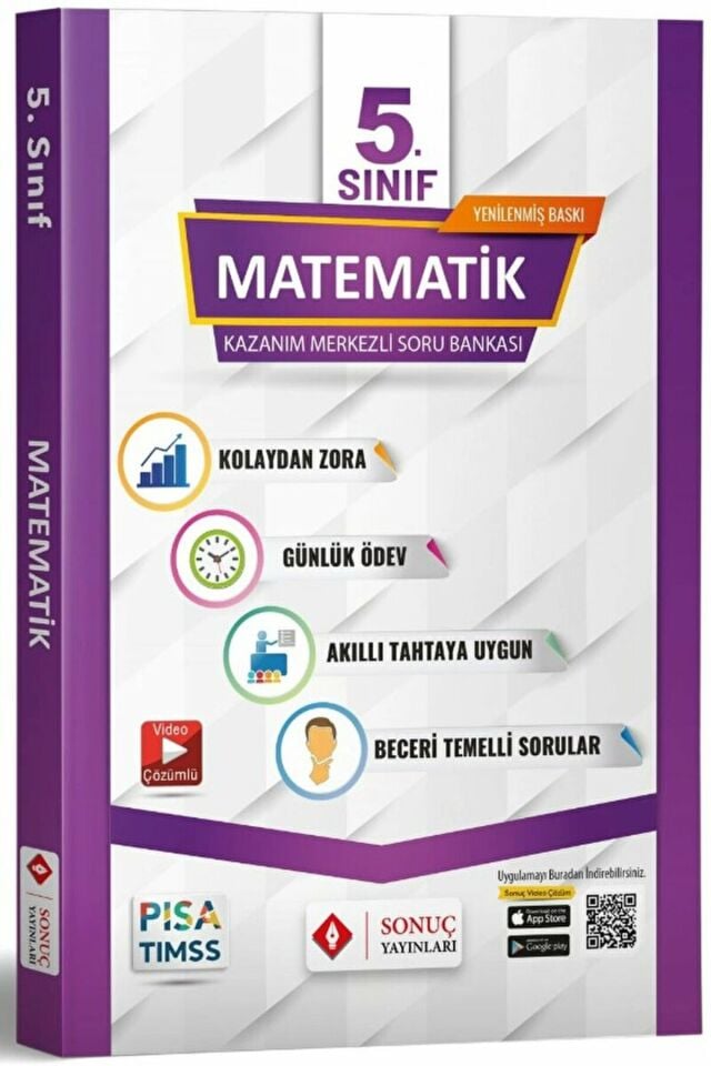 5. Sınıf Matematik Modüler Set / Kolektif / Sonuç Yayınları / 9786257474979