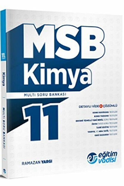 Eğitim Vadisi 11. Sınıf Kimya Msb Multi Soru Bankası / / 9786256457126
