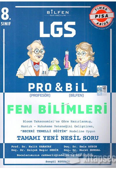 Bilfen 8 Sınıf LGS Fen Bilimleri PROBİL Soru Bankası