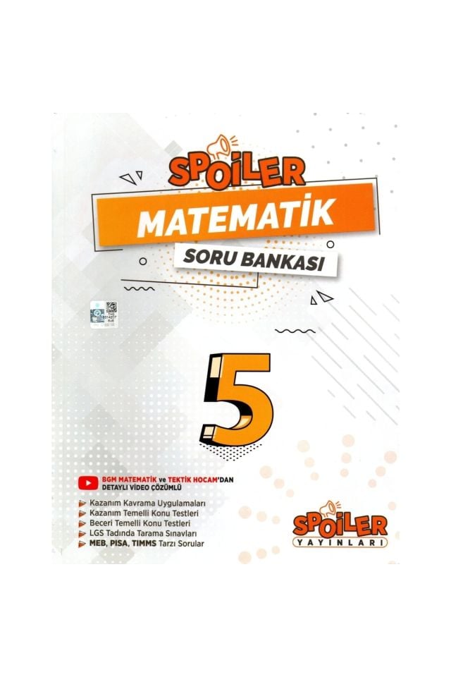 5.sınıf Spoiler Matematik Video Çözümlü Soru Bankası