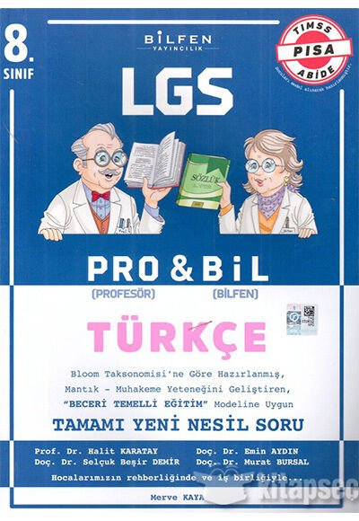 Bilfen 8 Sınıf LGS Türkçe PROBİL Soru Bankası