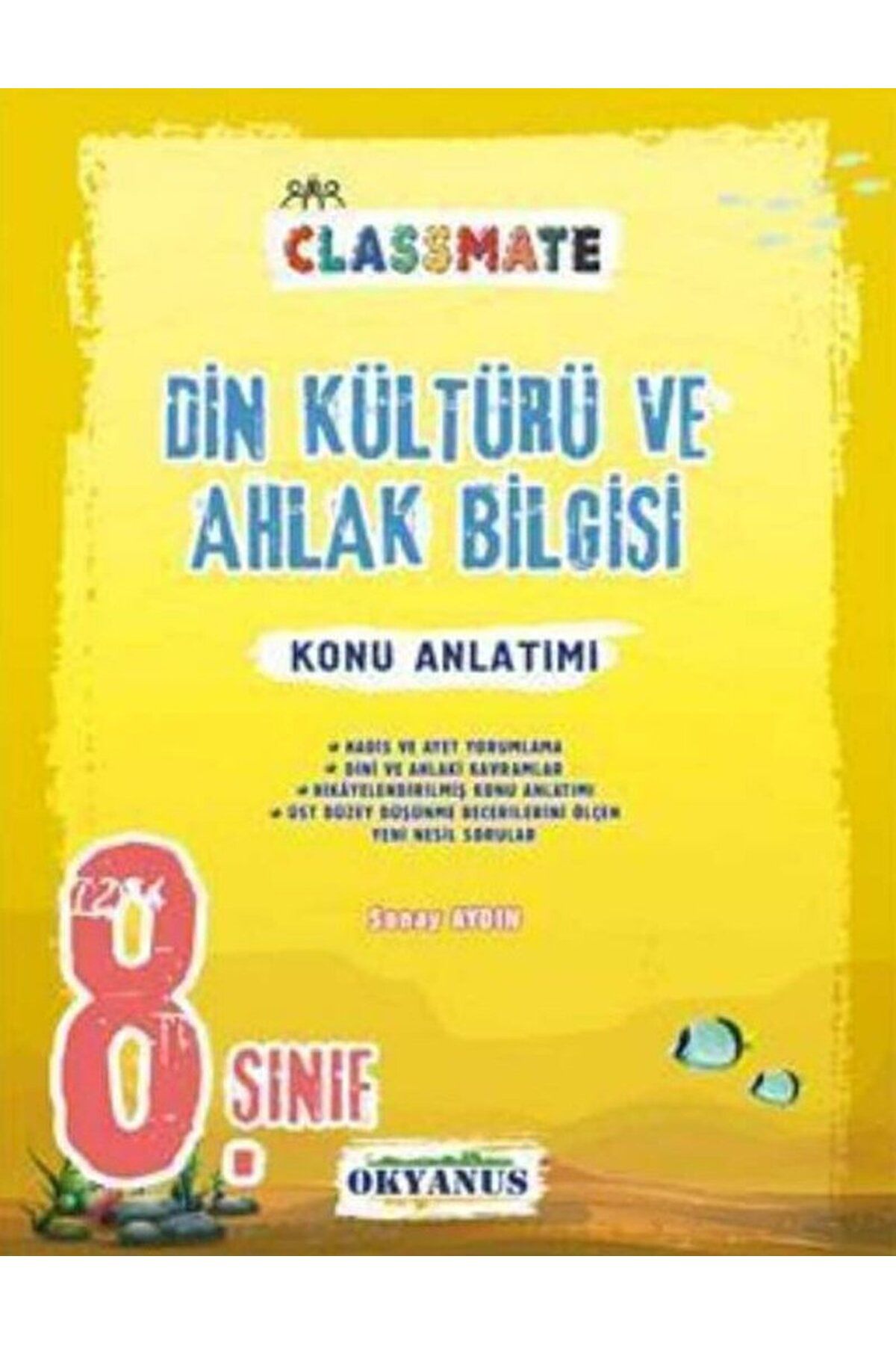 8. Sınıf Din Kültürü ve Ahlak Bilgisi Classmate Konu Anlatımlı / Okyanus Yayınları / 9786057832412