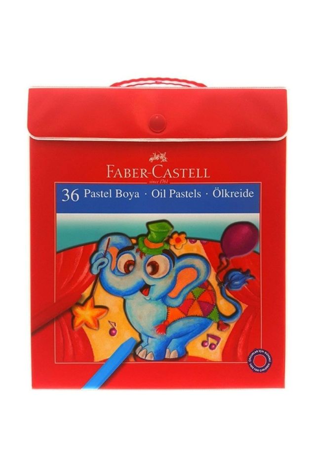 Plastik Çantalı Tutuculu Pastel Boya 36 Renk