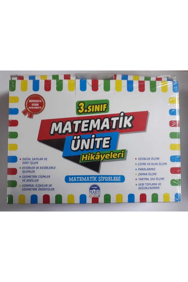 Martı 3.sınıf Matematik Ünite Hikayeleri 10 Kitap Set
