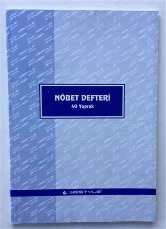 Batı Nöbet Defteri 40 Yaprak