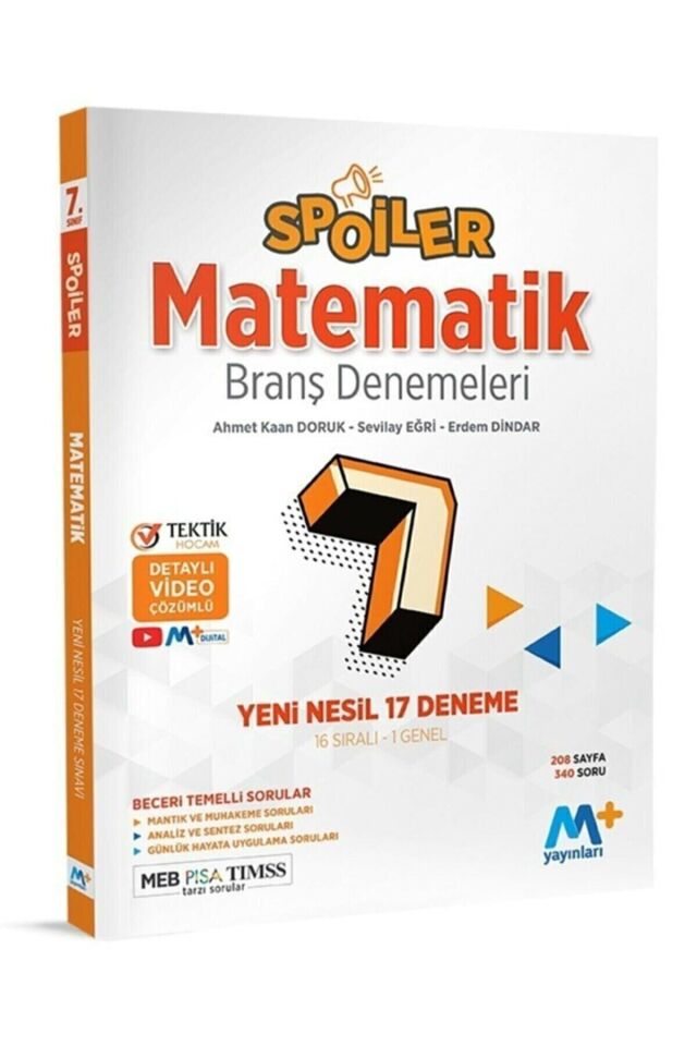 7.sınıf Matematik Spoiler Deneme Mst04071