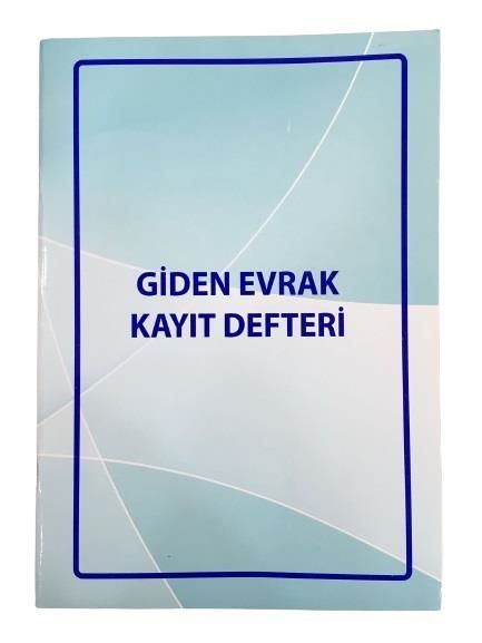 Educolors Giden Evrak Kayıt Defteri Karton Kapak
