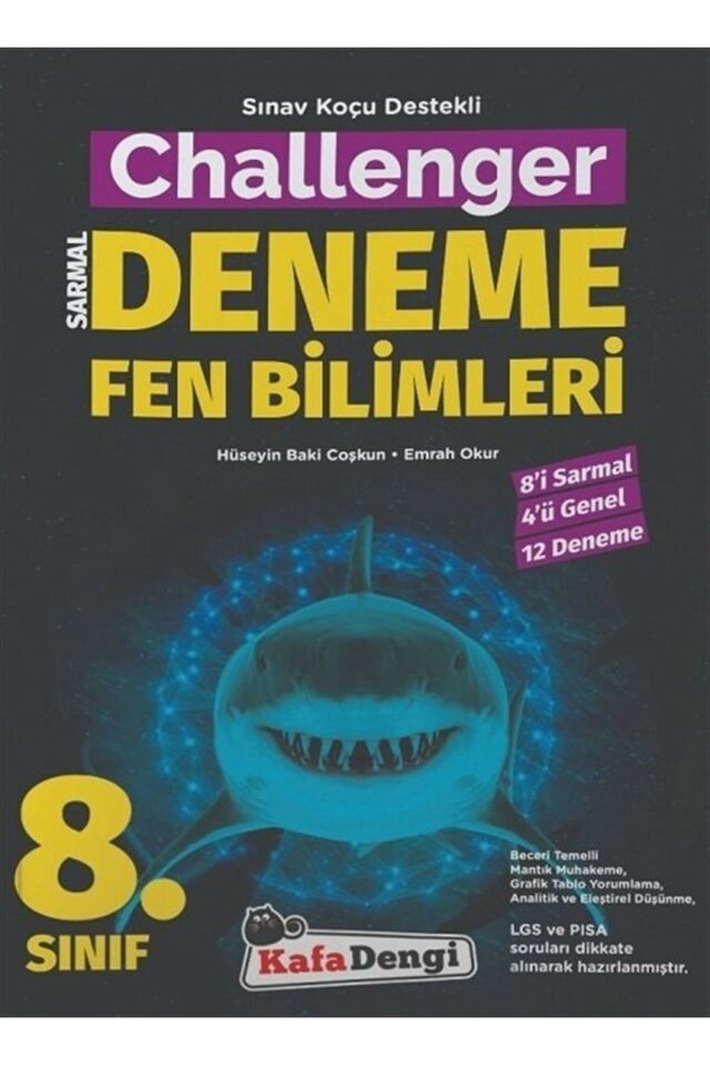 Kafa Dengi Yayınları 8. Sınıf Fen Bilimleri Challenger Sarmal 12 Deneme