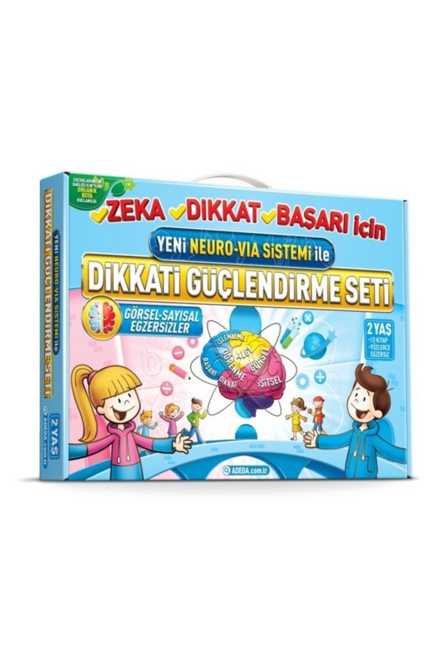 Yeni Neuro Via Sistemi İle Dikkati Güçlendirme Seti 2 Yaş