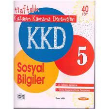 KKD 5. Sınıf Sosyal Bilgiler Haftalık Kazanım Kavrama Denemeleri / Kurmay Yayınları / 9786258450705