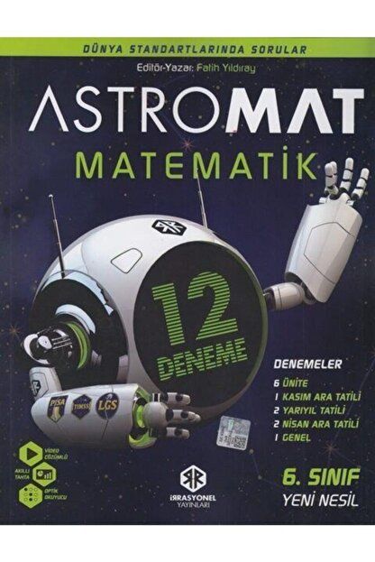Irrasyonel 6. Sınıf Astromat Matematik Yeni Nesil 12'li Deneme 2023