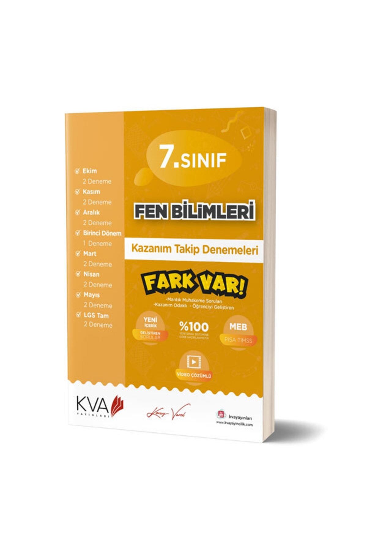 7. Sınıf Fen Bilimleri Kazanım Takip Denemeleri 061482
