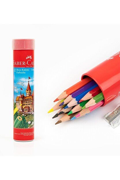 Fabercastell Kuru Boya 12 Renk Metal Tüpte