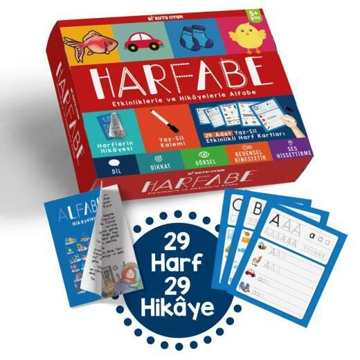 Timaş Bi Kutu Oyun Harfabe - Etkinliklerle Ve Hikayelerle Alfabe