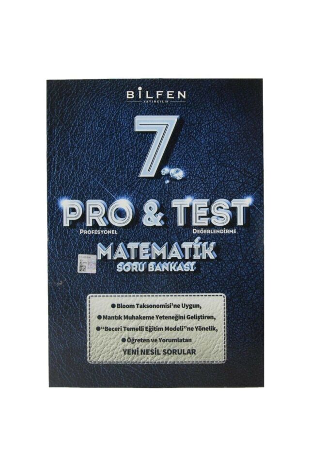 Bilfen Yayınları 7.sınıf Pro Test Matematik Soru Bankası