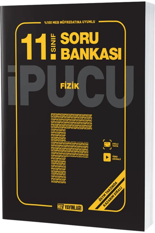 11. Sınıf Fizik Soru Bankası İpucu / Kolektif / Hız Yayınları / 9786257750554