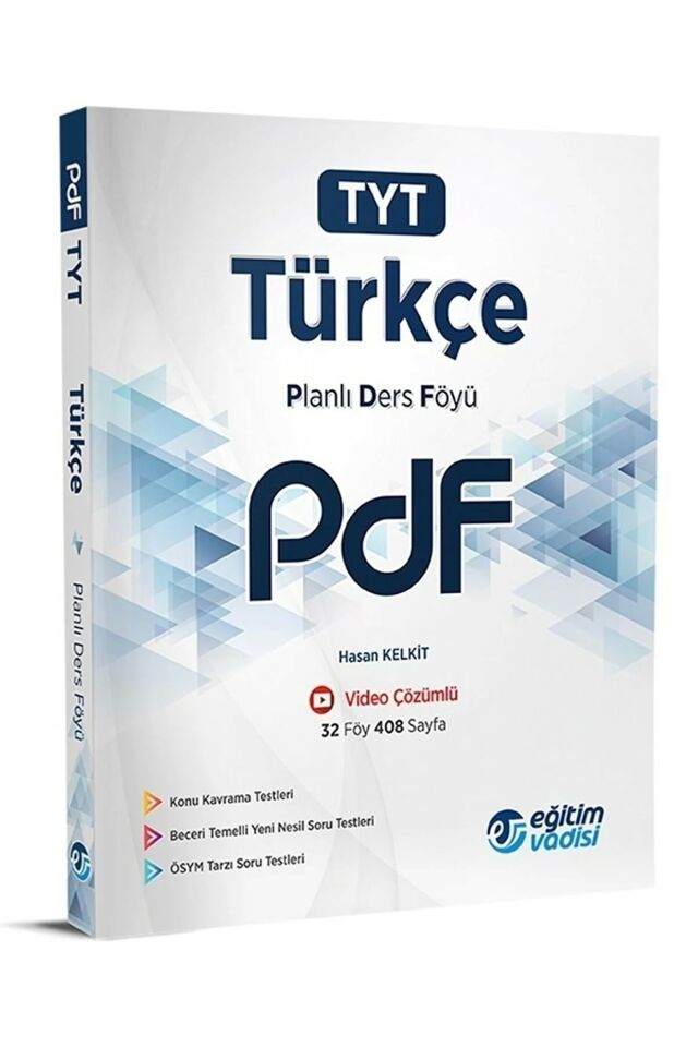 Eğitim Vadisi 2024 Tyt Türkçe Pdf Planlı Ders Föyü